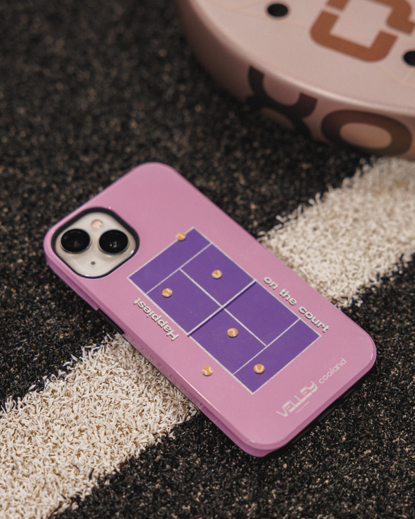 "Happiest on the court" iPhone Case