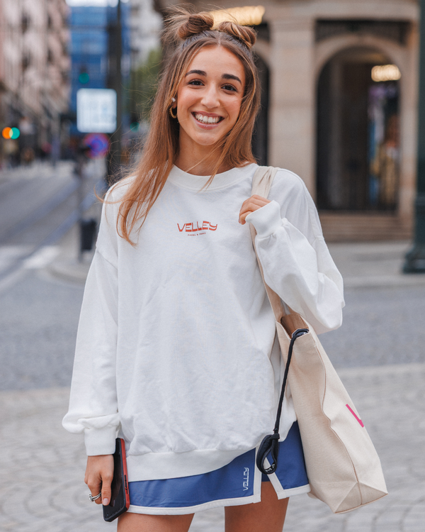"No puedo, tengo padel" White Crewneck