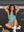Short & Sweet - Teal Padel & Tennis Crop-Top