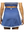 The Everyday Spin – Blue Charcoal Padel & Tennis Skirt