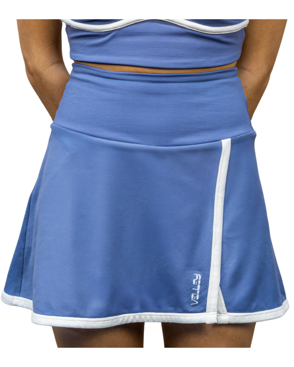 The Everyday Spin – Blue Charcoal Padel & Tennis Skirt