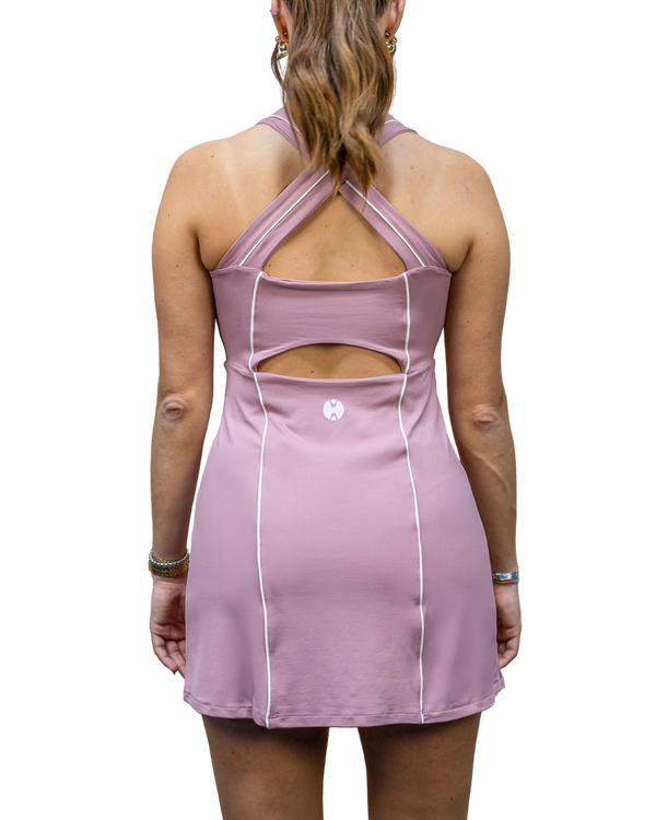 The Matchmaker - Dusty Rose Padel & Tennis Dress